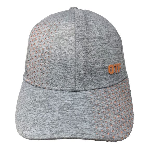 OTF Strapback Hat Gray One Size Adjustable Lightweight Breathable 6 Panel - Picture 1 of 8
